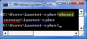 whoami qui suis je ?