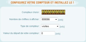 créer un compteur dans une page Web script et HTML