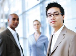 Groupe de stagiaires formés en entreprise Photo d'une formation en entreprise