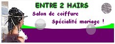 Entreprise : salon de coiffure spcialis dans les coiffures de mariage